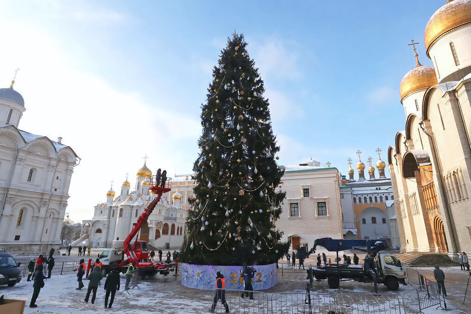 елка на площади в москве